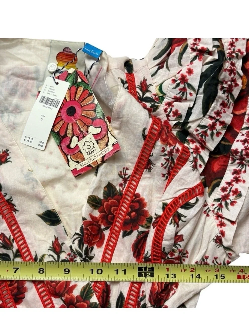 FARM Rio cream blouse